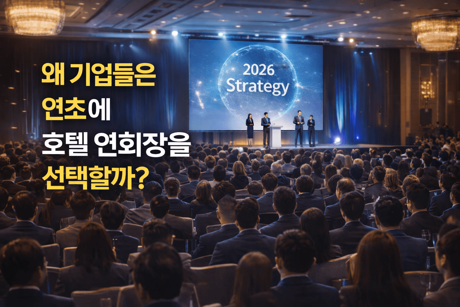 🤔 왜 기업들은 연초에 호텔 연회장을 선택할까?