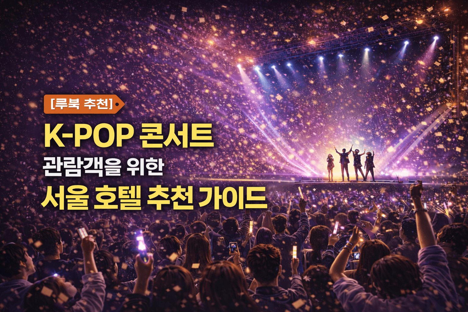 [루북 추천]🎤 K-POP 콘서트 관람객을 위한 서울 단체객실 호텔 추천